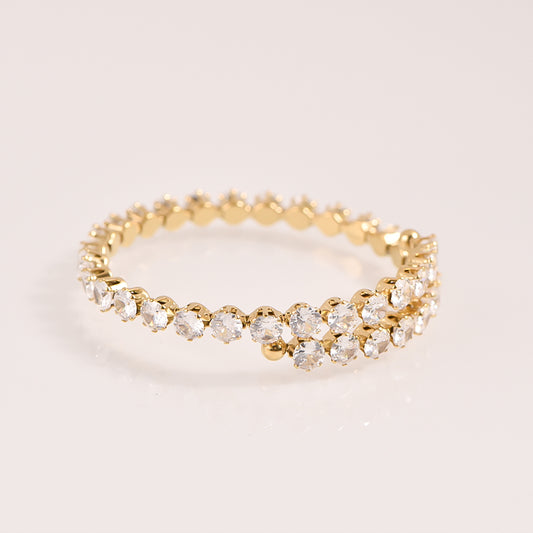 Crystal Bracelet - 18k Gold Plated
