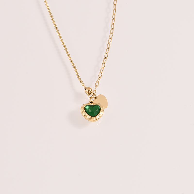 Enchanted Hearts Necklace - 18k Gold
