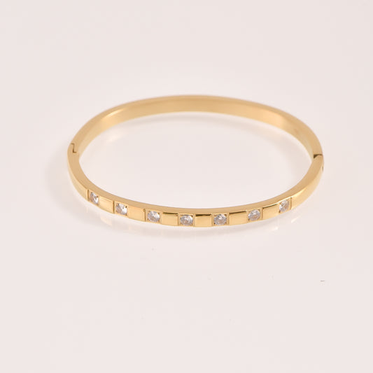 Aurora Bangle - 18K Gold