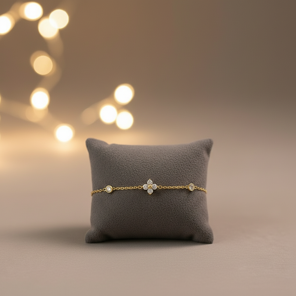 Bracelet on Pillow - No Box