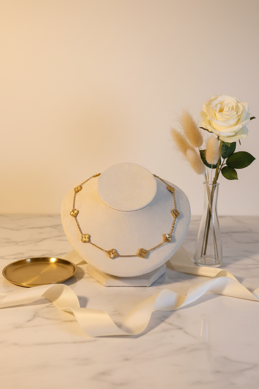 Clover Necklace - Boutique Props 2