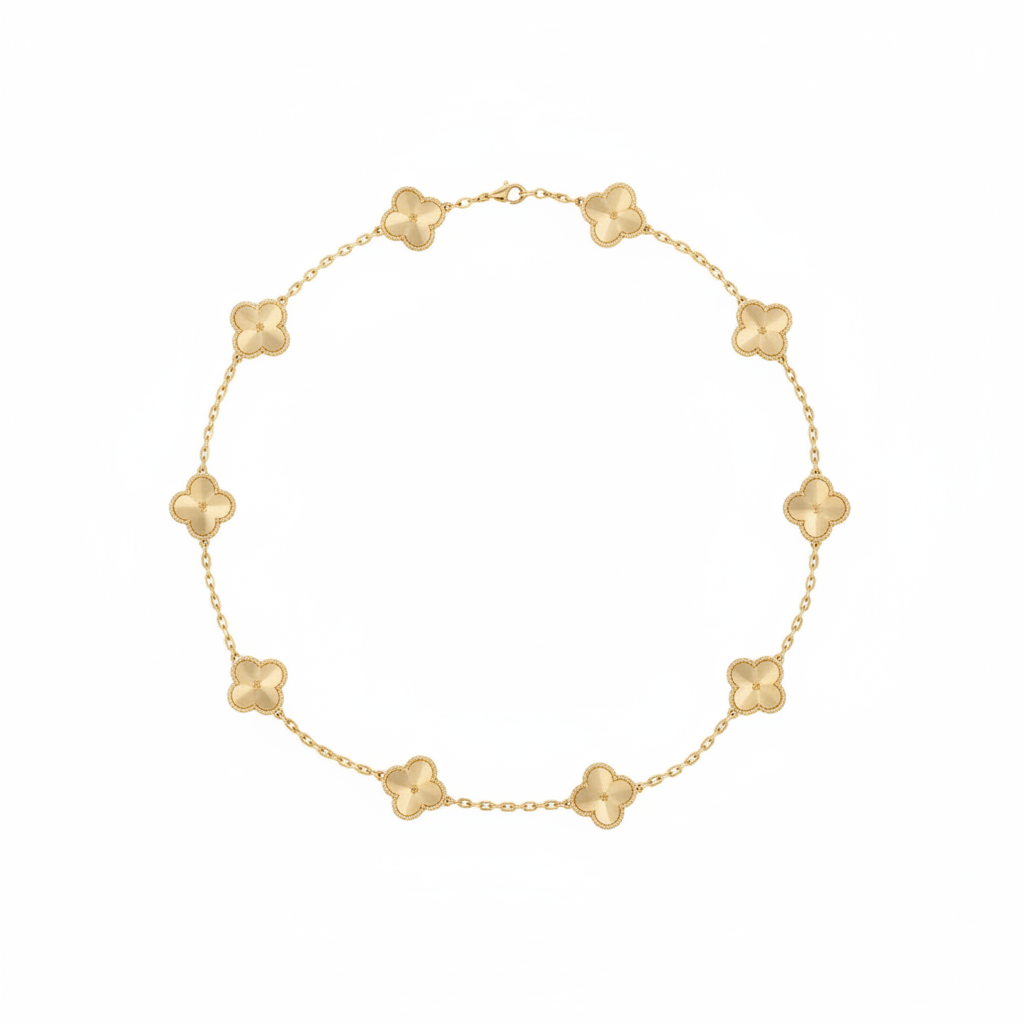 Clover Necklace - Enhanced Clarity